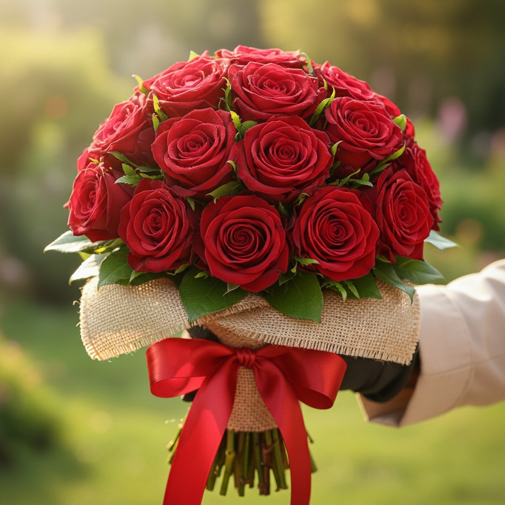 buque de rosas vermelhas